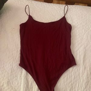 Garage Maroon Bodysuit